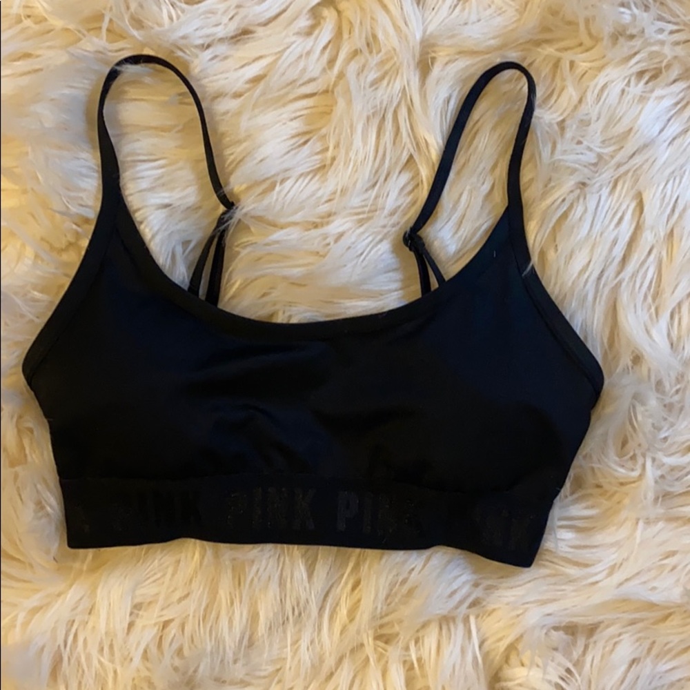 PINK sports bra, xs